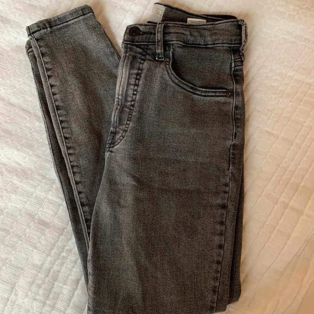Everlane Grey Authentic Stretch High-Rise Skinny